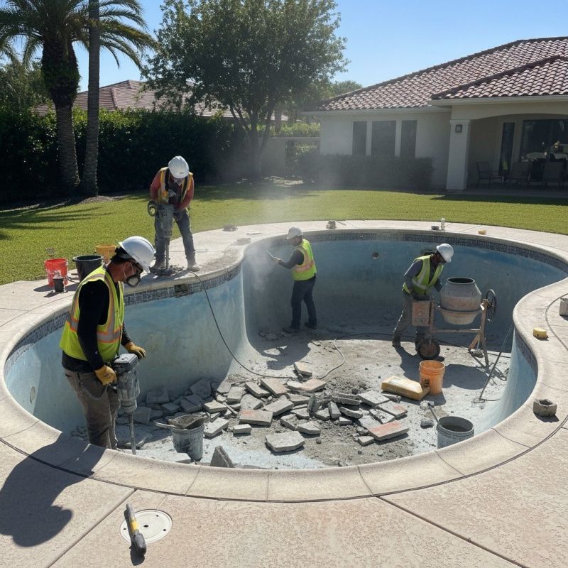 Concrete Pool Deck Repair