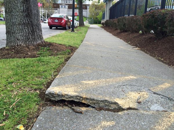 Cost of Cement Sidewalk Repair in Hendersonville